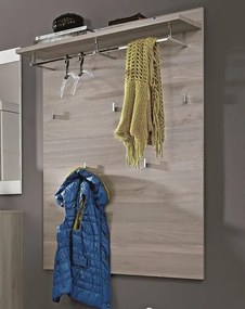 Vešiakový panel Funny, dub strieborný