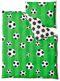 Detské bavlnené obliečky Bonami Selection Soccer, 140 x 200 cm
