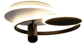 LED Stmievateľné svietidlo LED/65W/230V 3000-6500K biela/čierna + diaľkové ovládanie