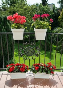 Balkónový truhlík Lys 29 cm antracitový