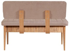 Lavice VINA s úložným prostorem 110 cm borovice atlantic/béžová
