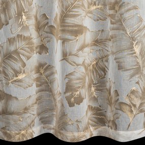 ZÁVES NA KRÚŽKOCH LAYLA 140X250 CM LISTY