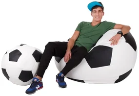 Sedací vak Futbal XXXL+L (ES 01 + ES 22). Vlastná spoľahlivá doprava až k Vám domov. 604040