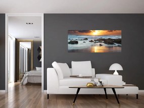 Obraz - More zaliate slnkom (120x50 cm)