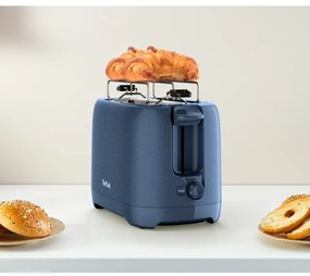 Tefal - Hriankovač s dvomi otvormi MORNING 850W/230V modrá