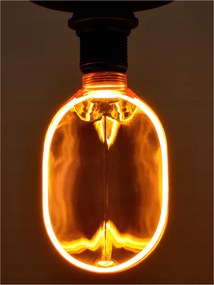 ECOLIGHT Dekoratívna LED žiarovka E27 4W 200lm O100 Amber Retro - rada ZERO
