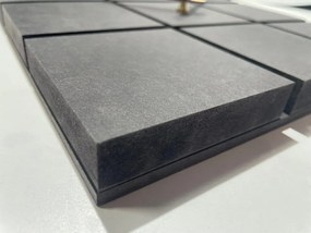 Drevené hodiny HARMONY 30 cm - čierne