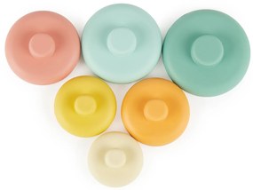 Bieco - Silikónová stohovacia veža - Tropical Vibe