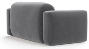 Sivá zamatová pohovka 180 cm Strino – Cosmopolitan Design