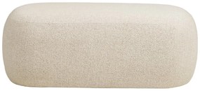 Béžová lavica z textílie buklé Blossomville – House Nordic