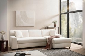 XXXLutz ROHOVÁ SEDAČKA, textil, krémová MID.YOU - Sedačky - 001776008813