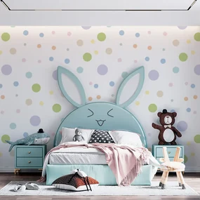 Sablio Tapeta Farebné bodky - 125x75 cm