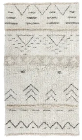 Krémový prateľný ručne tkaný vlnený koberec 80x140 cm Lakota Day – Lorena Canals