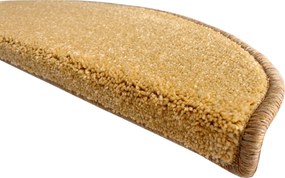 Vopi DOPREDAJ: 24x65 půlkruh cm Nášlapy na schody Eton Exklusive žlutý půlkruh, samolepící - 24x65 polkruh (rozmer vrátane ohybu)