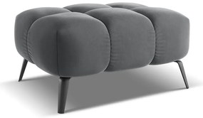 Sivá zamatová podnožka Nalu – Makamii