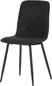 Jedálenská stolička Autronic 43x90 cm čierna látka CT-283 BK2
