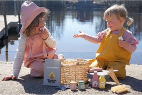 Drevený grilovací kôš pre deti JaBaDaBaDo – grilovací set 3+