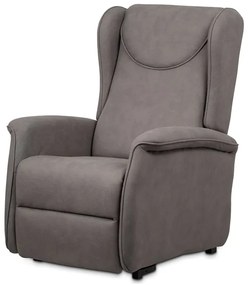 Autronic BONTEC Polohovacie kreslo, elektrické káblové ovládanie, šedá, látka, TV-1192 GREY2 Farba: Béžová