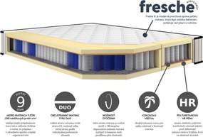 Posteľ Joy 160x200 cm, hnedá látka