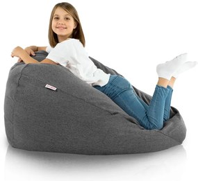 Sedací vak SAKO melanž čierny