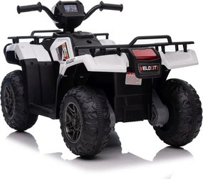 LEAN CARS Štvorkolka na akumulátor JC915, biela