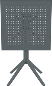 Skladací stôl Sky square - tmavošedá