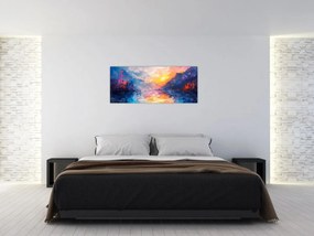 Obraz - Maľba krajiny (120x50 cm)