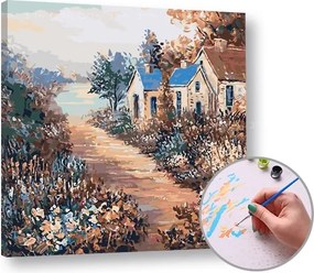 Maľovanie podľa čísel FAREBNÁ KRAJINA – vysoká náročnosť