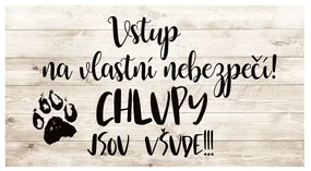 Bohemia Gifts Dekoračný obrázok - Chlupy