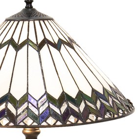Nočná lampa Tiffany vitráž Ø40*62