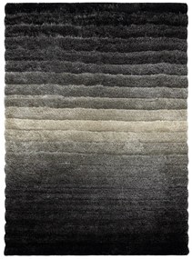 Dywany Łuszczów, Kusový koberec Flim 007-B6 Stripes grey, 80x150, šedá, obývacia izba