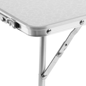 Skládací turistický stolek Marco bílý