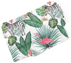 Sablio Deka Zebra a Plameniak - 150x120 cm