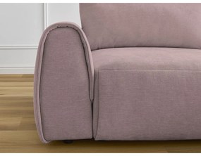 Svetloružová rohová pohovka Aden – Bobochic Paris