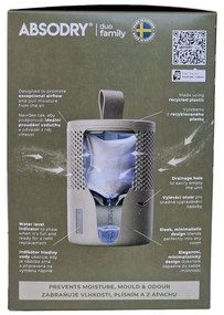 Everbrand pohlcovač vlhkosti Absodry Duo Family Bag 6-series, do 50 m3, zelená