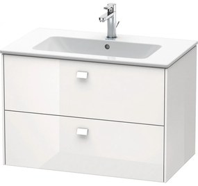 DURAVIT Brioso závesná skrinka pod umývadlo, 2 zásuvky, 820 x 479 x 553 mm, biela vysoký lesk, BR410202222
