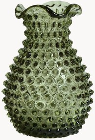 Ručne fúkaná váza Hobnail Blonde, V 21 cm