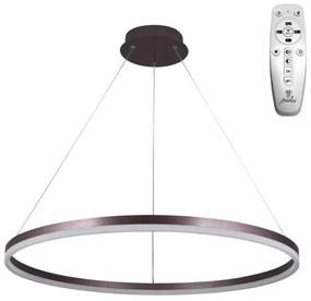 Brilagi - LED Stmievateľný luster na lanku CIRCLE LED/55W/230V 3000-6500K hnedá +DO