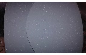 Luster na lanku SFERA 1xE27/60W/230V pr. 35 cm šedá/zlatá