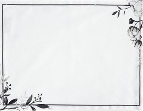 SADA 4 KS PRESTIERANIE NA STÔL NATUR 30X40 CM VZOROVANÁ