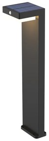 Solight WO7202 - LED Solárna lampa so senzorom PALERMO LED/5W/2000mAh IP54 čierna