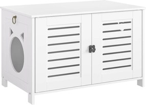Mačacia toaleta Sparky 60 cm biela