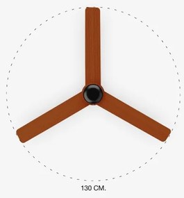 FARO 33817 - Stropný ventilátor PUNT hnedá/čierna pr. 130 cm + diaľkové ovládanie