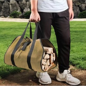 Taška na palivové drevo WOODGRIP, béžová