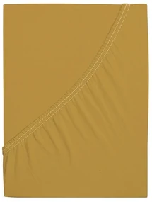 4Home jersey prestieradlo Ideál horčicová, 160 x 200 cm