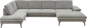 XXXLutz SEDACIA SÚPRAVA, textil, sivá Dieter Knoll - Sedačky - 000436007002