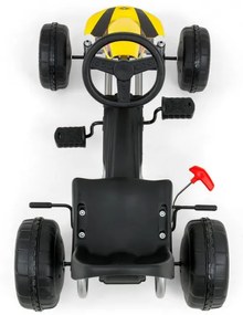 Šlapacia motokára Viper žltá