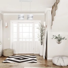 Luster na lanku HELEN 2xE27/15W/230V biela