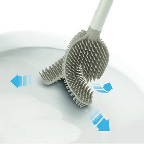 Béžová WC kefa Flex360 – Joseph Joseph