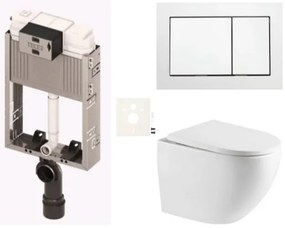 Závesný wc set na zamurovanie SAT SIKOTZREX67B, 1 ks